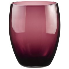 Vaso forma baja violeta vidrio 30 cl Baya Pro.mundi