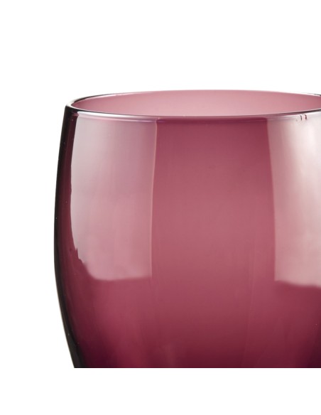 Vaso forma baja violeta vidrio 30 cl Baya Pro.mundi