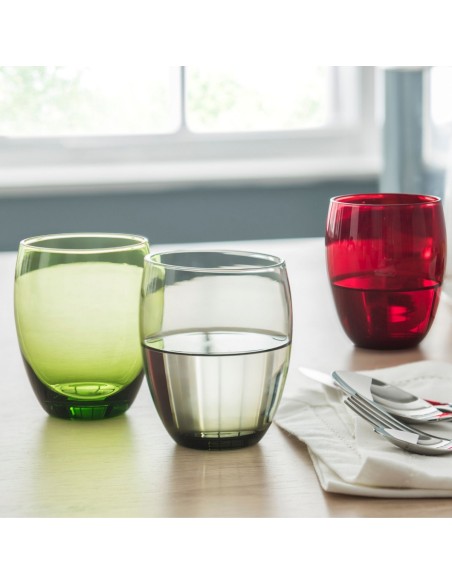 Vaso forma baja amarillo vidrio 30 cl Baya Pro.mundi