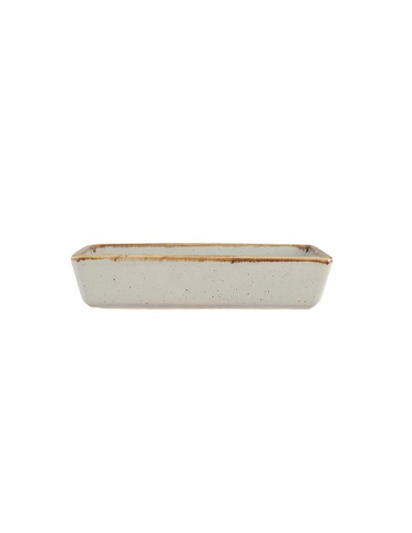 Cuenco Aperitivo Rectangular Porcelana Gris 16 Cm Seasons Porland