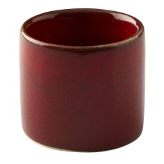 Cuenco para salsa redondo rojo gres esmaltado Ø 5 cm Gres Couleur Pro.mundi