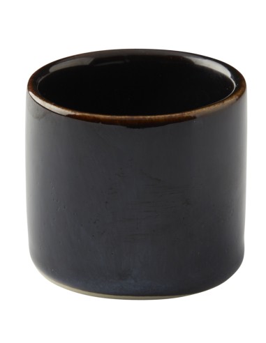 Cuenco para salsa redondo azul gres esmaltado Ø 5 cm Gres Couleur Pro.mundi