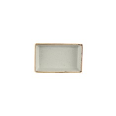 Cuenco Aperitivo Rectangular Porcelana Gris 8x14 Cm Seasons Porland