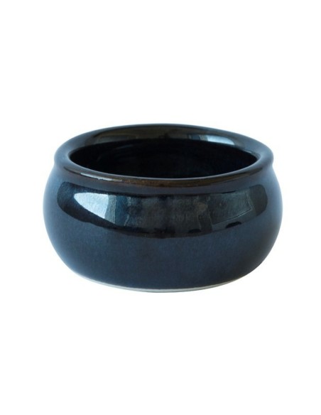 Mantequera redonda azul gres esmaltado Ø 7 cm Gres Couleur Pro.mundi