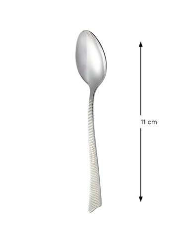 Cucharilla moka inox 18/10 11 cm Wave Cisele Pro.mundi