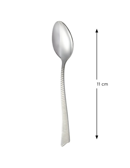 Cucharilla moka inox 18/10 11 cm Wave Cisele Pro.mundi