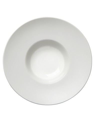 Plato extra hondo redondo blanco gres esmaltado Ø 27 cm Chic & Mat Pro.mundi