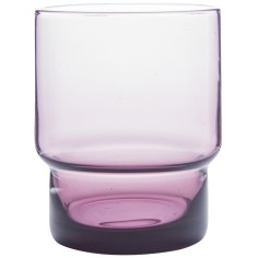 Vaso bajo violeta de vidrio 22 cl Artic Pro.mundi