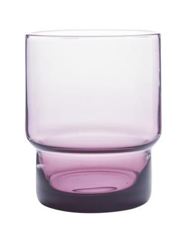 Vaso bajo violeta de vidrio 22 cl Artic Pro.mundi
