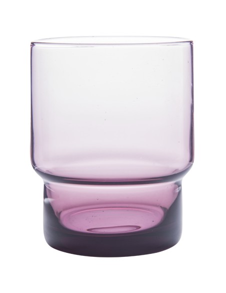 Vaso bajo violeta de vidrio 22 cl Artic Pro.mundi