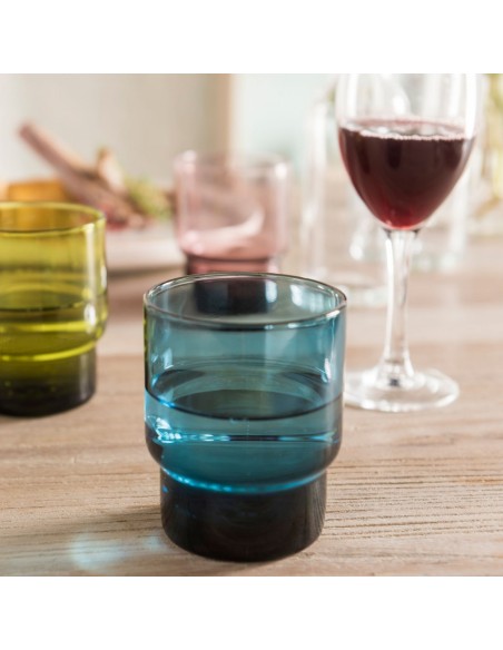 Vaso bajo violeta de vidrio 22 cl Artic Pro.mundi