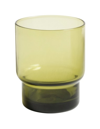 Vaso forma baja verde vidrio 22 cl Artic Pro.mundi