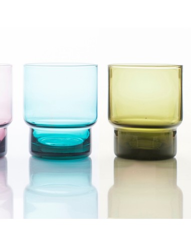 Vaso forma baja verde vidrio 22 cl Artic Pro.mundi