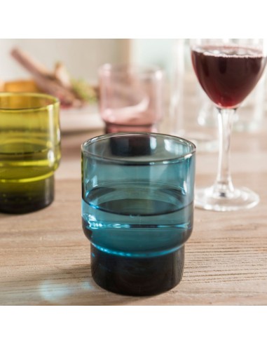 Vaso forma baja verde vidrio 22 cl Artic Pro.mundi