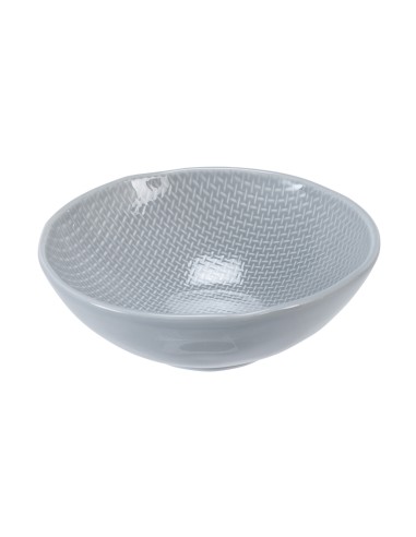 Cuenco redondo gris gres esmaltado Ø 13