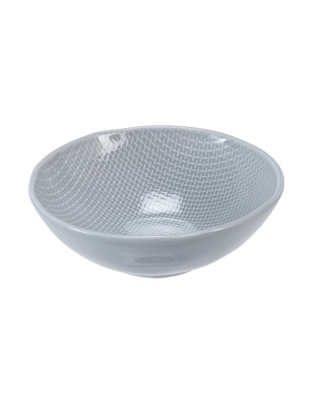Cuenco redondo gris gres esmaltado Ø 13