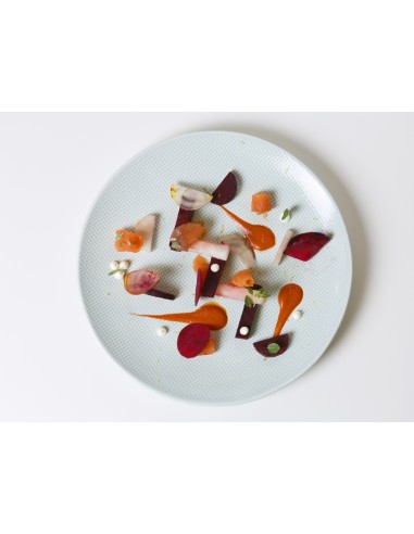 Plato hondo redondo blanco gres esmaltado Ø 23,5 cm Linen Pro.mundi