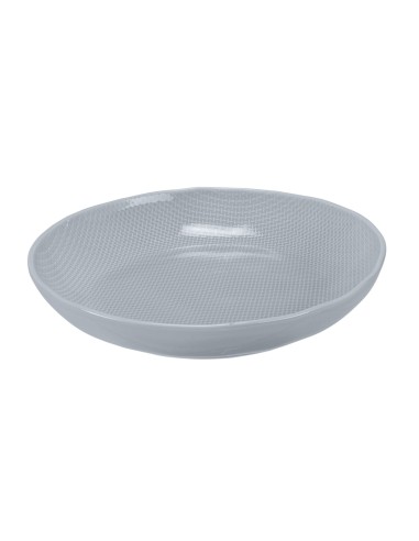 Plato coupe hondo redondo gris gres esmaltado Ø 23