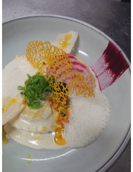 Plato llano redondo gris gres esmaltado Ø 28 cm Sky Pro.mundi