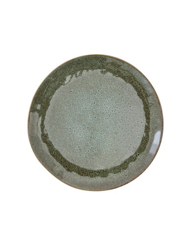 Plato llano redondo verde gres esmaltado Ø 20 cm Sky Pro.mundi
