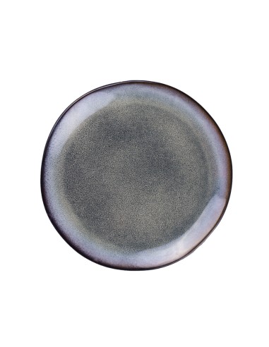 Plato llano redondo gris gres esmaltado Ø 27 cm Galaxy Pro.mundi