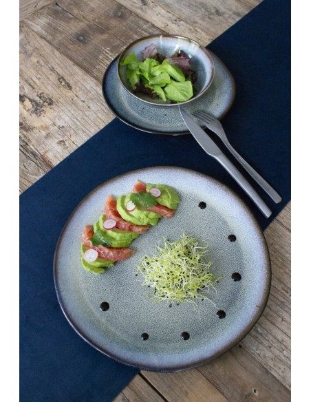 Bol redondo gris gres esmaltado Ø 15 cm Galaxy Pro.mundi