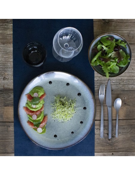 Bol redondo gris gres esmaltado Ø 15 cm Galaxy Pro.mundi