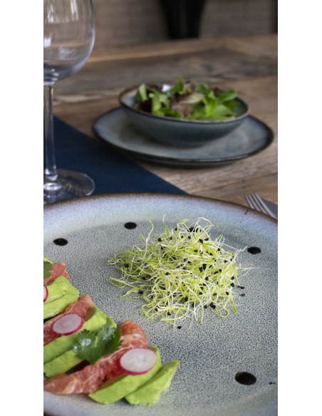 Bol redondo gris gres esmaltado Ø 15 cm Galaxy Pro.mundi