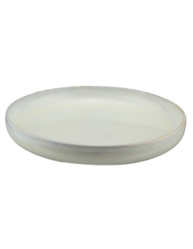 Plato llano redondo Beige rosado gres esmaltado Ø 27 cm Pearl Pro.mundi