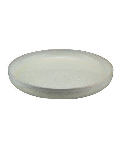 Plato llano redondo Beige rosado gres esmaltado Ø 21