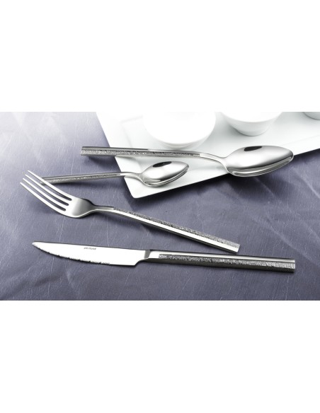 Cuchillo de postre monobloque dentado 20,5 cm Mineral Pro.mundi