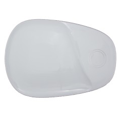 Platillo para café gourmand oval marfil porcelana 33 cm Pro.mundi
