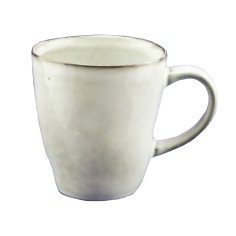 Taza de té gris gres esmaltado 18 cl Ø 7