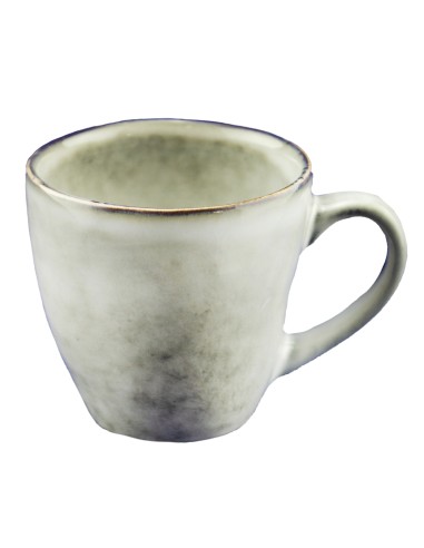 Taza de espresso gris gres esmaltado 9 cl Ø 6