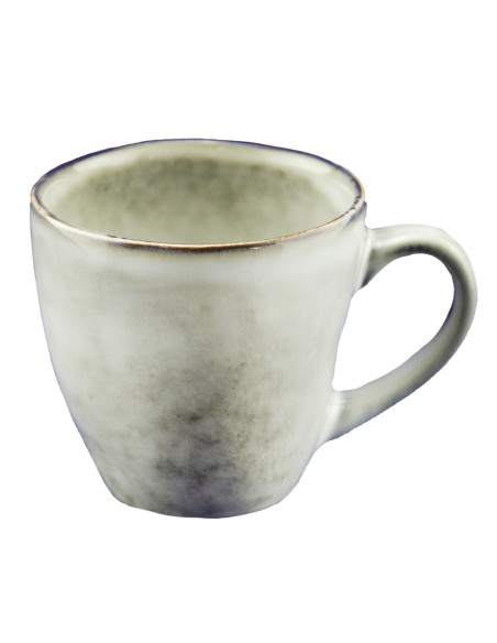 Taza de espresso gris gres esmaltado 9 cl Ø 6