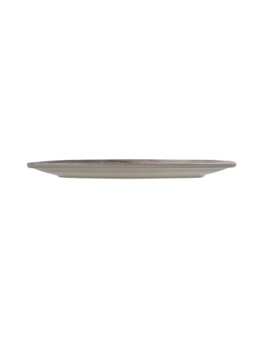 Bandeja Rectangular Porcelana Gris 27 Cm Lykke Porland