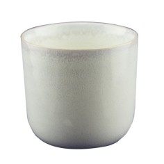 Vaso redondo Beige rosado gres esmaltado 9 cl Ø 6