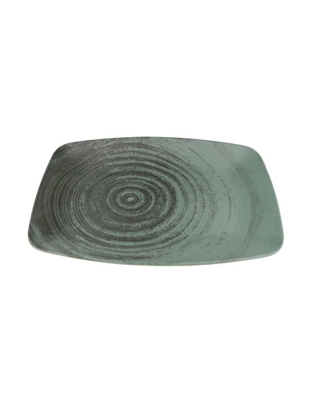 Bandeja Rectangular Porcelana Verde 27 Cm Lykke Porland