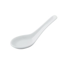 Cuchara china blanca porcelana 12 cm Pro.mundi