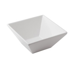 Ensaladera cuadrada blanca porcelana vitrificada 15 cm Edina Pro.mundi