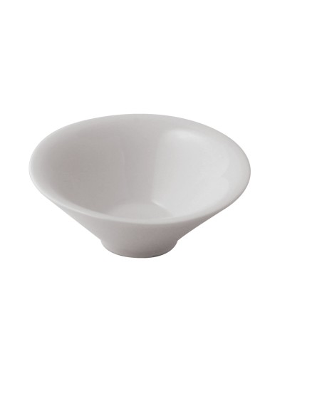 Cuenco redondo blanco porcelana Ø 10