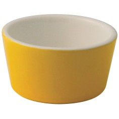 Ramequín redondo amarillo gres esmaltado Ø 9 cm Bistronome Pro.mundi