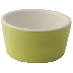 Ramequín redondo verde gres esmaltado Ø 7 cm Bistronome Pro.mundi