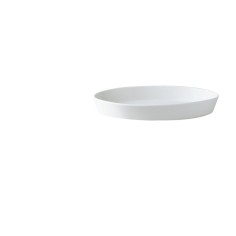 Fuente sabot oval blanca porcelana 32x22