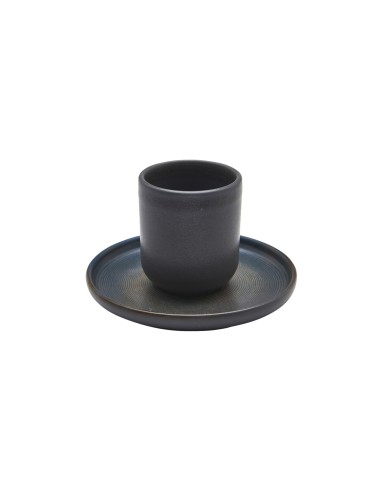 Vaso redondo gres esmaltado 9 cl Ø 5,5 cm Tornado Accolade