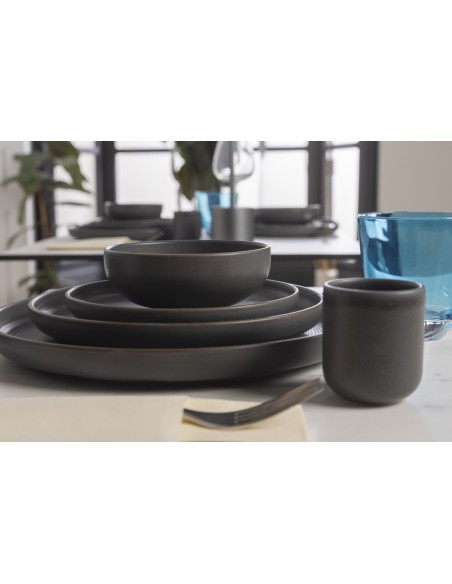 Taza espresso redonda de gres esmaltado 9 cl Ø 5,5 cm Tornado Accolade