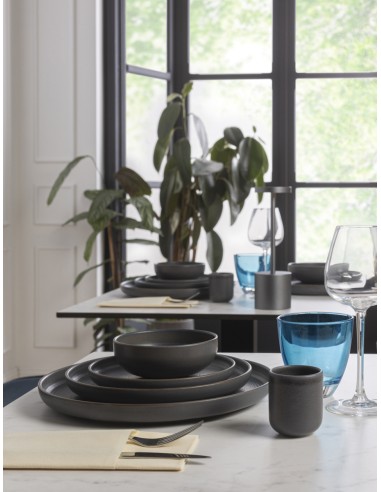 Platillo de té redondo gres esmaltado Ø 14 cm Tornado Accolade