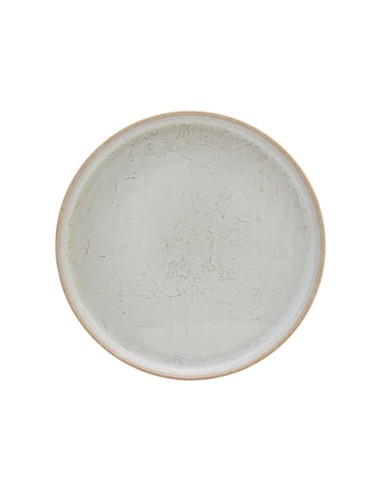 Plato llano redondo beige gres esmaltado Ø 28 cm Sand Accolade