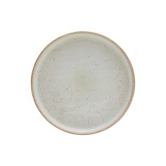 Plato llano redondo beige gres esmaltado Ø 22 cm Sand Accolade