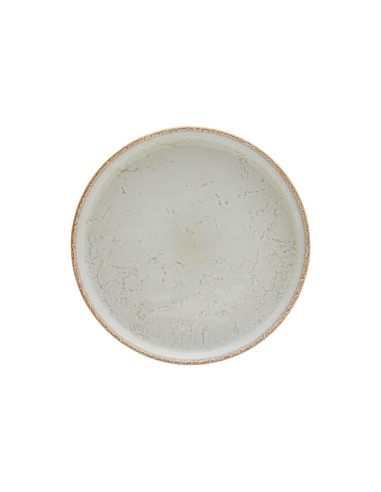 Plato llano redondo beige gres esmaltado Ø 22 cm Sand Accolade